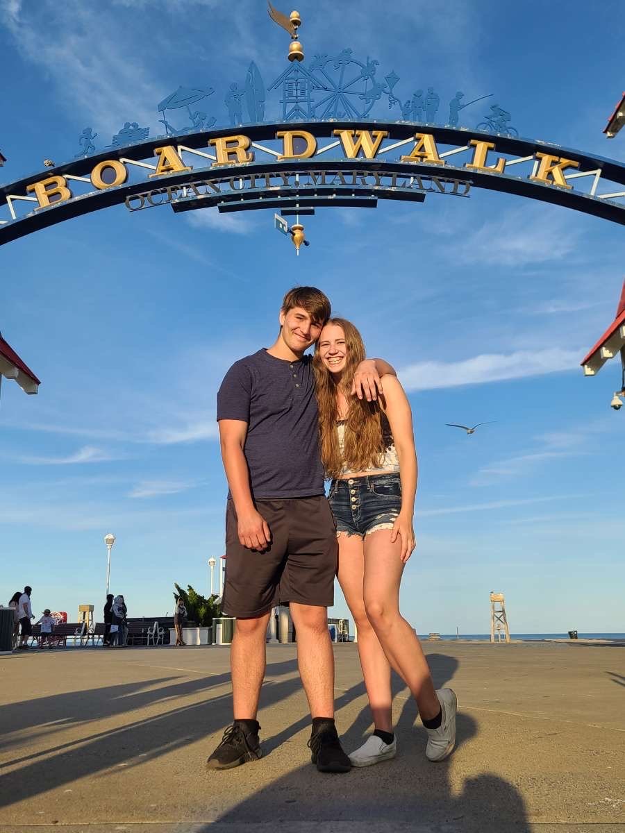 Bradley and Alisyn on their first date